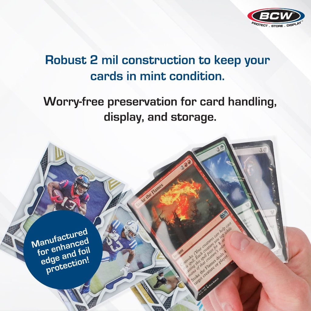 BCW Standard Card Sleeves - 1000 Pack