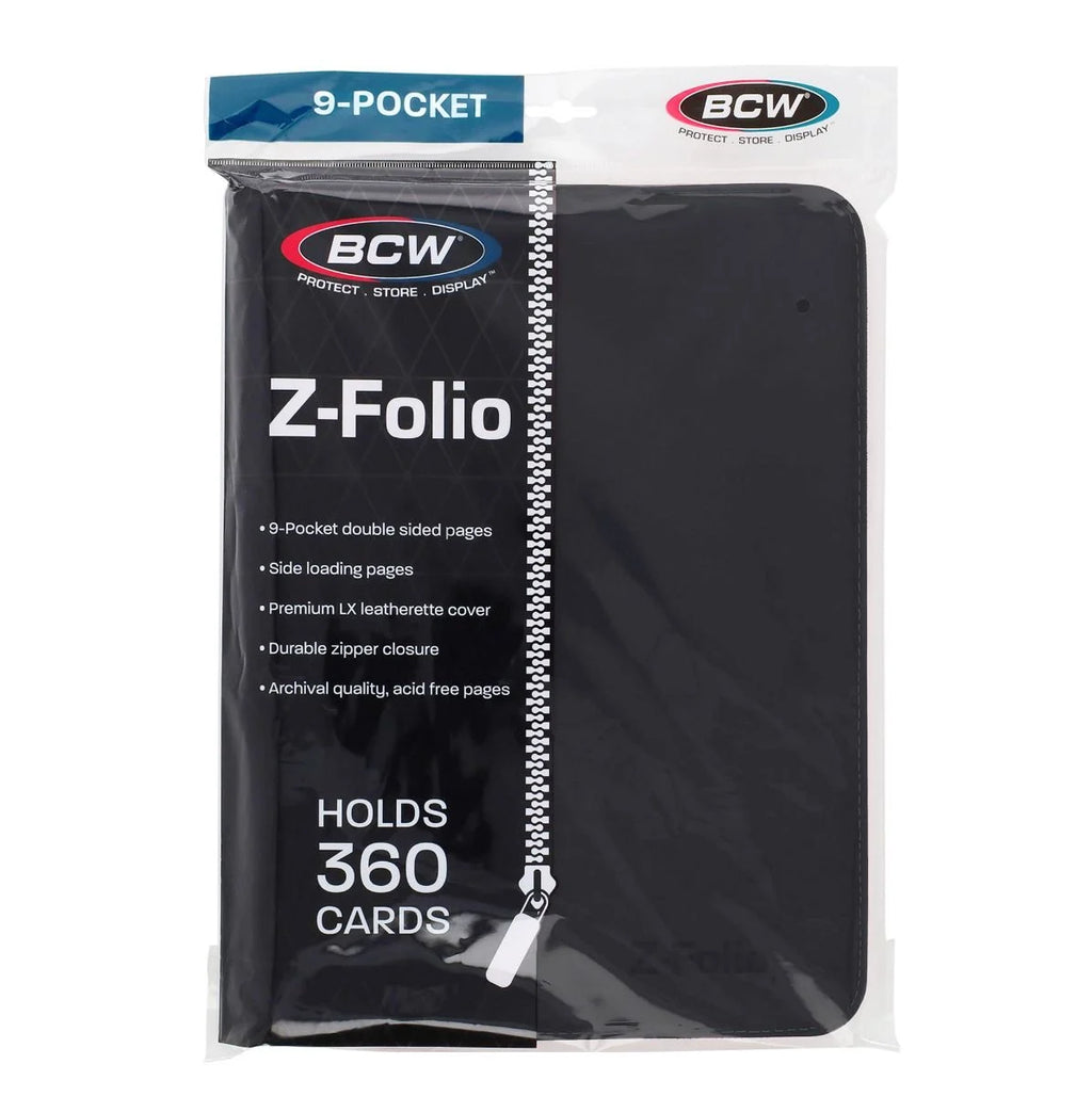 BCW Z-Folio 9-Pocket Album - Black