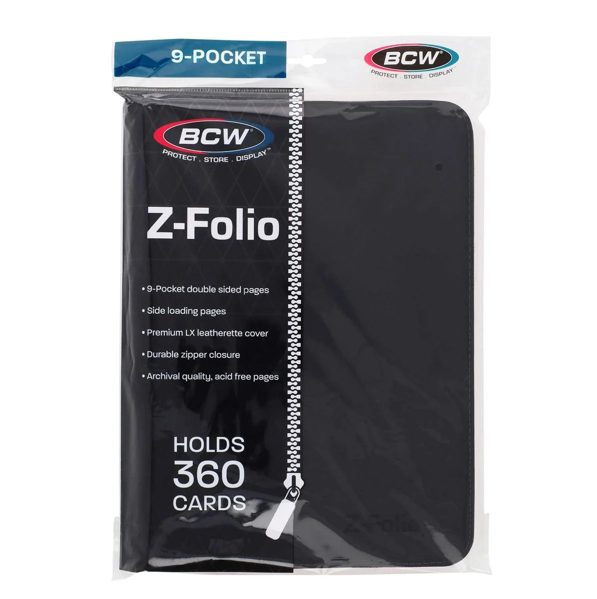 BCW Z-Folio 9-Pocket Album - Black