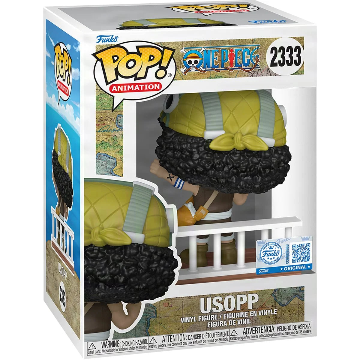 One Piece Straw Hat Pirates Usopp Funko Pop! Vinyl Figure #2333 - Entertainment Earth Exclusive
